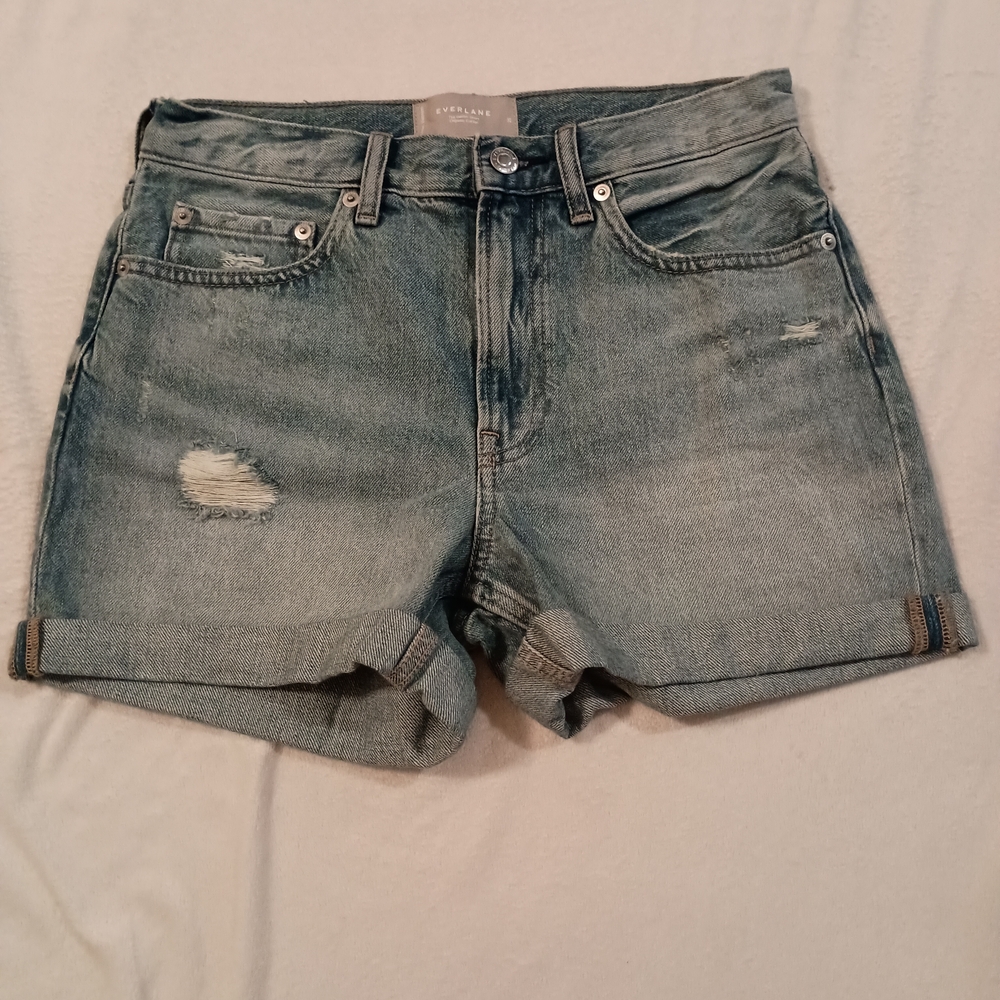 Everlane The Denim Short Organic Cotton Women's Size 25